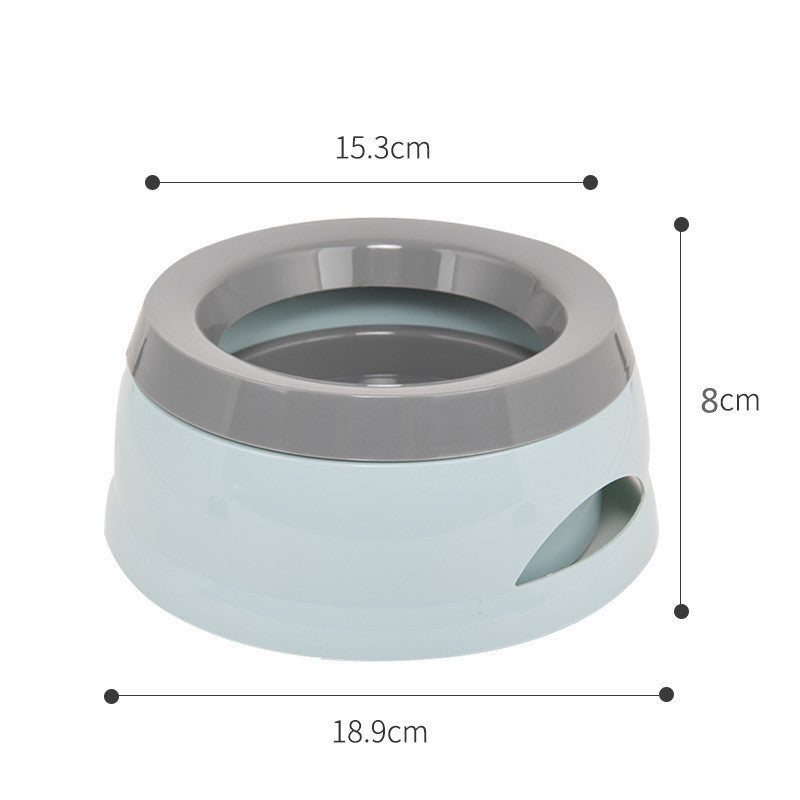 Non-Spill Dog Travel Water Bowl Anti-Skid & Splash-Proof